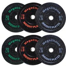 100 Lb Weight Plates Set,2 Inch Rubber Weight Plates (2*10lb,2*15lb,2x 25 Lb) Barbell Weight Plates For Weight Lifting Strength Taining Home Gym,100 Pound Change Plates - Black - View 1