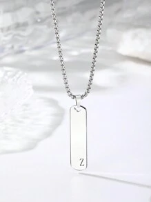 26 件不锈钢字母吊坠项链，时尚简约个性嘻哈百搭欧美街头风格男士 - 項鍊 - 查看 46