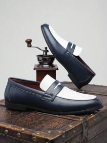 Men's Dress Shoes - 藍色 - 查看 2