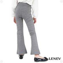 Flare Ballerina Pants In Thick Suplex For Children And Youth - Comfortable Modeling For Teenagers (2 To 16) - Xám - Xem 3