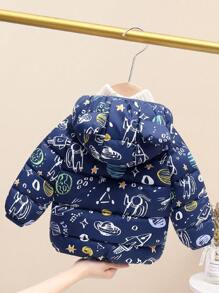 Kids Padded Jacket, Unisex Children Warm Winter Coat, Parka Outerwear For Boys And Girls, Infant & Toddler, Autumn/Winter