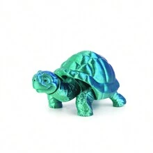 3D Printed Retractable Turtle With Realistic Shape, Movable Joints, Sensitive And Easy To Play With, 3D Printed Small Gift - Multicolor - View 11