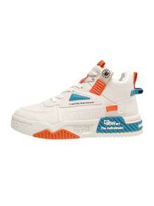 男士舒适时尚休闲百搭高帮运动鞋，适合青少年夏季休闲、户外运动、度假旅行、毕业礼物或生日礼服配饰 - 彩色 - 查看 13