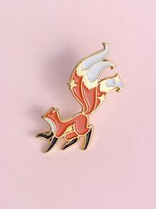 1 cái trâm cài áo thiết kế hình cáo Sly và cáo chín đuôi - Nhiều màu - Xem 1