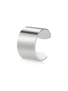 CIZME 1PC Silver Ear Cuff Earrings For Women,Ear Cuff Non Piercing Cartilage Clip Cuff Earrings Fake Earrings,Ear Cuffs For Women Non Piercing Silver Cuff Earrings, Clip On Cartilage Wrap Earring Adjustable Earrings Set, Hypoallergenic Fake Earrings,Clip On Cartilage Earrings For Sensitive Ears,Silver Ear Wrap Earrings For Helix Cartilage - Silver - View 10