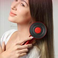 1 件装充电式喷雾电动头皮按摩梳，用于放松头皮涂油，便携式振动头部按摩器，用于头皮清洁，随时随地进行头皮按摩，放松并享受呵护头皮健康的时刻 - 彩色 - 查看 8