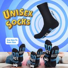 Gifts For Men Funny Novelty Socks - Christmas Stocking Stuffers For Men Women Teen - Black-3 - View 5