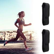 Flashlight Pouch: Molle LED Torch Holster Case For 5" - 7" Flashlights - Ideal For Outdoor Camping, Hiking & Hunting - Black - View 3