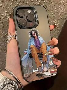 1 件创意百搭图案全覆盖 TPU 防震手机壳适用于 iPhone 16、15、14、13、12、11 Pro Max - 彩色 - 查看 3