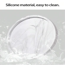 1pc Personal Computer Round Storage Tray, Silicone Vanity Tray, Aromatherapy Perfume Cabinet, Desktop Jewelry Tray, Bathroom Hand Soap Dispenser, Shower Gel, Shampoo, Flower Vase Pad, Suitable For Home, Bathroom, Kitchen, Living Room, Bedroom, Coffee Table, Marble Pattern