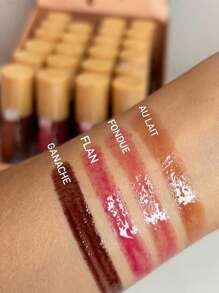 Tint Cream Labial Choco Fun - Fenzza (Kit 3 With Au Lait + Flan + Ganache) - Bộ 3 - Xem 3