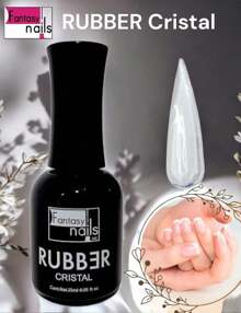 NEW RUBBER Fantasy Nails 15ML/Each Gel Nail Polish For Professional Use - Clear - View 2