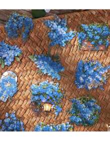 30 件/包复古植物和花卉 PET 防水垃圾日记本剪贴簿装饰工艺剪贴簿贴纸 15design Partten - 彩色 - 查看 3