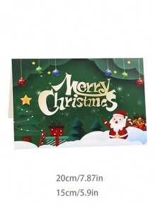 50 piezas de tarjetas de felicitación de cumpleaños, Día de San Valentín, Navidad, Nochebuena con bendiciones manuscritas, tarjetas de regalo con flores, tarjetas de Año Nuevo - Multicolor - Ver 3