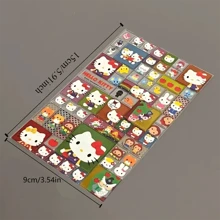 Sanrio 58 peças autoadesivas, adesivos de papel para bagagem, adesivos para laptop, adesivos para capa de celular, adesivos para motocicleta, adesivos para janela de carro, adesivos de parede e adesivos para caneca. Design à prova d'água. Presente de Natal!