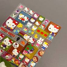 Sanrio 58 peças autoadesivas, adesivos de papel para bagagem, adesivos para laptop, adesivos para capa de celular, adesivos para motocicleta, adesivos para janela de carro, adesivos de parede e adesivos para caneca. Design à prova d'água. Presente de Natal!