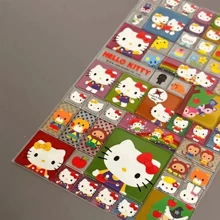 Sanrio 58 peças autoadesivas, adesivos de papel para bagagem, adesivos para laptop, adesivos para capa de celular, adesivos para motocicleta, adesivos para janela de carro, adesivos de parede e adesivos para caneca. Design à prova d'água. Presente de Natal!