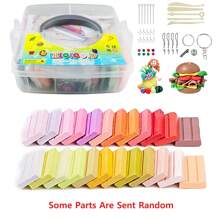 Polymer Clay Kit, Modeling Clay For Kids DIY Starter Kits, Oven Baked Model Clay, Non-Sticky Molding Clay With Sculpting Tools, Gift For Children And Artists - Multicolor - View 7