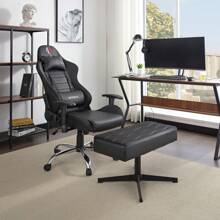 VECELO Adjustable Desk Footrest, Foot Rest For Under Desk At Work, Adjustable Foot Stool With 3 Height Position Adjustment For Home, Office - 黑色 - 查看 7