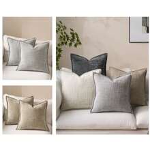 1 Stück Chenille Kissenüberzug für Frühling, Herbst und Winter, weicher Plüsch Dekorationskissenbezug für Sofa (Kissenfüllung nicht enthalten), Heim Bettkissen