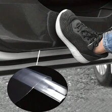 PVC 透明汽车保护膜，自粘防刮膜，适用于车辆保险杠和引擎盖 - 無色 - 查看 2