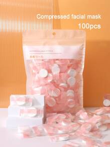 30片/50片/100片/200片压缩面膜纸DIY一次性面膜纸超薄保湿面部护理美容工具独立包装便携式旅行面膜