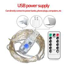 Bushy Christmas Tree With LED Fibre Optic Lights Metal Stand Xmas Decor 5ft-7ft - Green - View 9