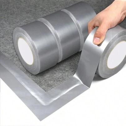 1 Rollo de cinta de aluminio, tira de calafateo, cinta adhesiva impermeable y a prueba de moho para reparar conductos, para bañera, ducha del baño, borde del inodoro, cocina, lavabo
