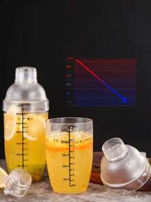 Nắp có thể tháo rời tiện dụng cho phép bạn thêm đá, rượu vang trắng và bình lắc vào bình lắc để tăng tốc độ sản xuất và tạo ra một loại cocktail ngon và cân bằng. Bạn có thể sử dụng bình lắc này để làm sinh tố, sữa, cocktail và nhiều thứ khác mà không làm hỏng hương vị, - Trong sáng - Xem 11