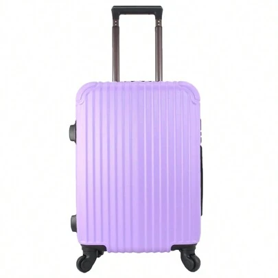 Maleta de cabina rígida con ruedas, equipaje de mano, trolley de viaje, de ABS, rígido, 4 ruedas, con asa telescópica, de 55 x 35 x 20 cm, maleta de viaje resistente y resistente al agua, color rojo