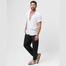 Calça Masculina Linho - Linha Exclusiva Santo Luxo