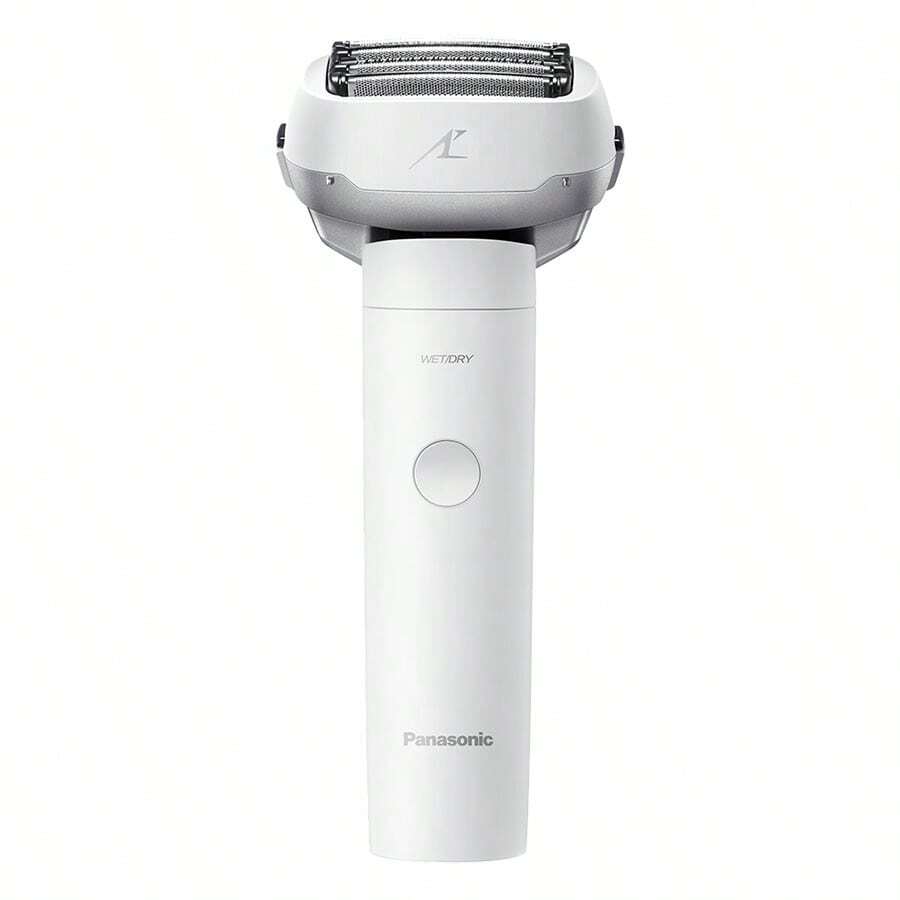 Panasonic 电动剃须刀 ES-LM51,日本 5 刀片往复式剃须刀,可处理体毛、鬓角、胡须,IPX7 防水,Type-C 充电,白色 - 白色 - 查看 1