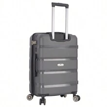 欧洲品牌法国设计 20 英寸 + 24 英寸 + 28 英寸 3 件聚丙烯行李箱套装，可扩展，大容量，静音脚轮，安全锁，防水，防刮，1 年保修，旅行、度假、家庭度假必备，轻便、舒适、优雅、高档、色彩鲜艳，适合男女，随身携带包