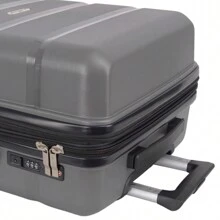 欧洲品牌法国设计 20 英寸 + 24 英寸 + 28 英寸 3 件聚丙烯行李箱套装，可扩展，大容量，静音脚轮，安全锁，防水，防刮，1 年保修，旅行、度假、家庭度假必备，轻便、舒适、优雅、高档、色彩鲜艳，适合男女，随身携带包