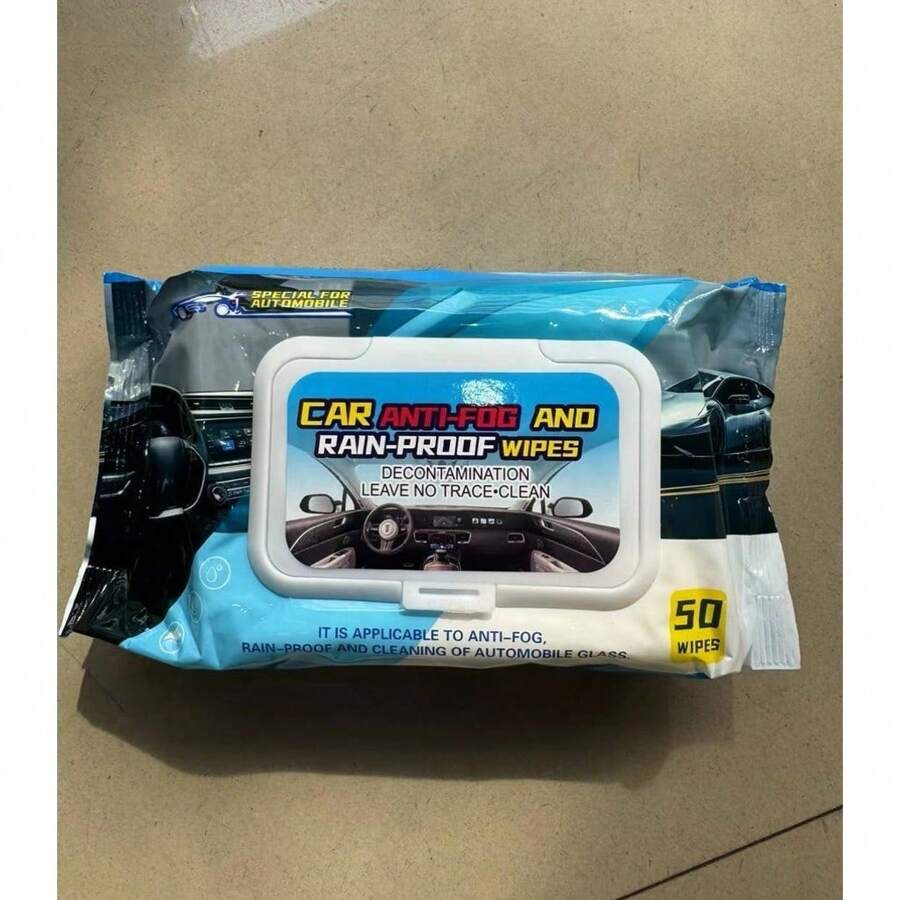 Anti-Fog Glass Wet Wipes Decontamination And Oil Removal Film - White - View 1