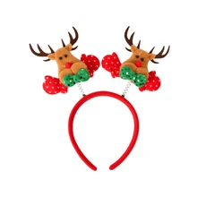 12pcs Christmas Party Headbands - Santa Claus/Snowman/Reindeer Antlers/Stars/Santa Hat/Stars/Christmas Tree/Cute Costume/Christmas Gift, Unisex - Multicolor - View 16
