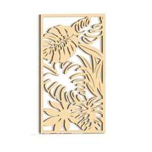 1/6Pcs Trang trí tường nhiệt đới 3D Nghệ thuật treo tường lá cọ bằng gỗ tối giản Trang trí tường cây lá bằng gỗ Lá cọ treo cổ điển Mảng cây nhiệt đới cho nhà tắm văn phòng 15,75 X 7,87 In (Tự nhiên) Trang trí, Trang trí nhà cửa, Trang trí phòng, Trang trí tường - màu nâu - Xem 13