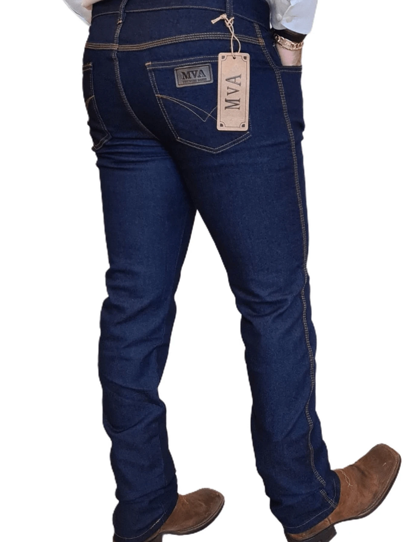 Men's Country Jeans Reinforced For Rodeo To Wear With Boots for Sale ...