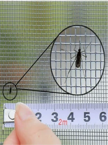 1 bucată de perdea albă plasă de ventilație pentru țânțari, fără perforare, cu cârlig și buclă Instalare ușoară Dormitor rezistentă la insecte Ventilație pentru baie Ventilație și criptare de praf Ventilație manuală Decorare a casei simplă și convenabilă - alb - Vizualizare 11