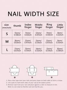 10 cái/gói Móng tay giả nhọn thủ công với đầu móng tay trong suốt, lấp lánh nhiều màu sắc, đá giả, ngọc trai và ren Thiết kế 3D, dành cho phụ nữ tự làm móng tay - Nhiều màu - Xem 8