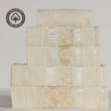 Richilieu Embroidered Bath Towel Set 5 Pieces Soft 100% COTTON - 稻草 - 查看 4