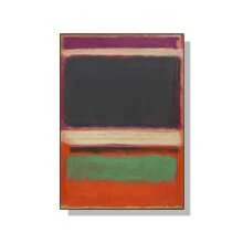 Famous Mark Rothko Colorful Abstract Artwork Poster Canvas Painting Modern Wall Art For Gallery Living Room Home Decoration