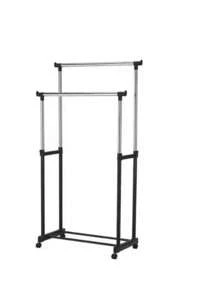 Christmas Clothes Hanger Shelf With Wheels Easy Assembly Clothes Rack Organizer Store Bedroom - Nhiều màu - Xem 5