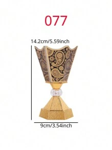 1 PIEZA Quemador de incienso de estilo árabe de hierro, decoración para el hogar, decoración de habitación, decoración de fiesta y festiva