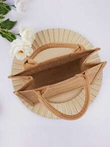 Customized Personalized Gift Bag With Tennis Racket Pattern Text, Suitable For Carrying Memories In Handbags, Large Capacity Waterproof Shopping Bags, Fashionable Storage Bags, And Super Linen Handbags. Suitable For Weddings, Birthdays, Beaches, And Holidays, The Best Gift To Give To Friends