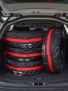 1 st. Ditafu bandenhoes, reservebandhoes voor auto, opbergzak voor sneeuwbanden, wielhoes, beschermhoes