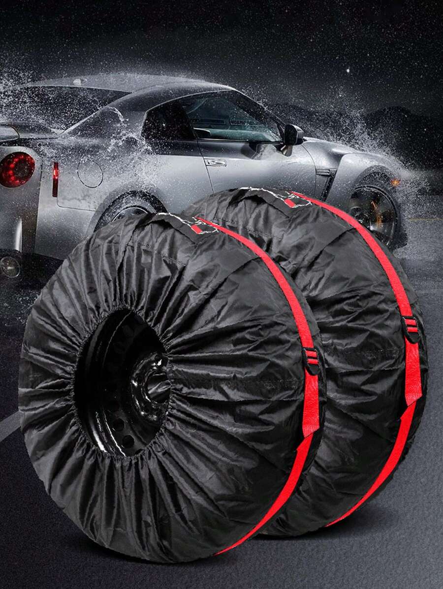 1 st. Ditafu bandenhoes, reservebandhoes voor auto, opbergzak voor sneeuwbanden, wielhoes, beschermhoes