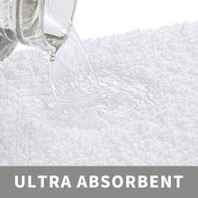 Individuelle Faux-Kaschmir 3 Stücke Weihnachtsmann Flauschiger Badezimmerteppich Set, rutschfest und schnelltrocknend Badematte, wasserdicht, weich, saugfähig Matte, mit U-förmiger Toilettensitz- und Abdeckmatte, geeignet für Badezimmerdekoration, super weicher Flanell Badezimmerteppich Herbstdekoration Rückkehr zur Schule