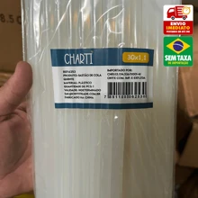 Hot Glue Stick Refill 30x1.1cm In Charti Plastic - trắng - Xem 2