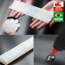 Hot Glue Stick Refill 30x1.1cm In Charti Plastic - trắng - Xem 3